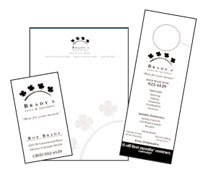 Business Card Design Brady Lawn and Sprinkler Services