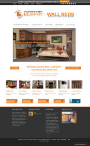 Murphy Bed Store Website Design, SmartSpaces.com, Denver Website Designer